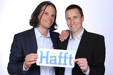 Häfft-Verlag founders Stefan Klingberg and Andy Reiter